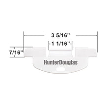 Hunter Douglas Bottom Rail Handle for Cordless LiteRise 1 1/4