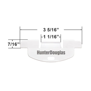 Hunter Douglas Bottom Rail Handle for Cordless LiteRise 1 1/4" Cellular Honeycomb Shades