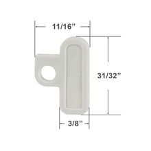 Graber and Bali Slide End Cap with a Left Tab for Panel Track Blinds