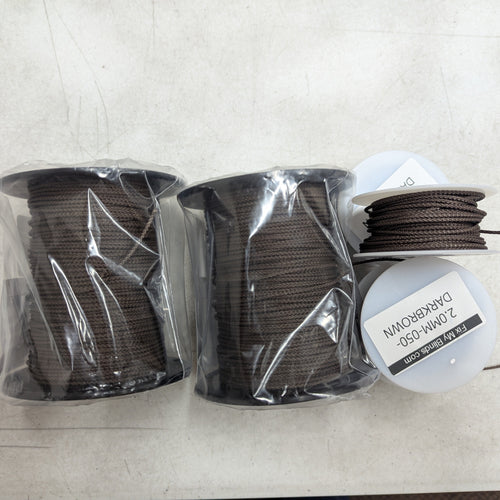 GARAGE SALE - 2.0mm String - Dark Brown - 800 Feet