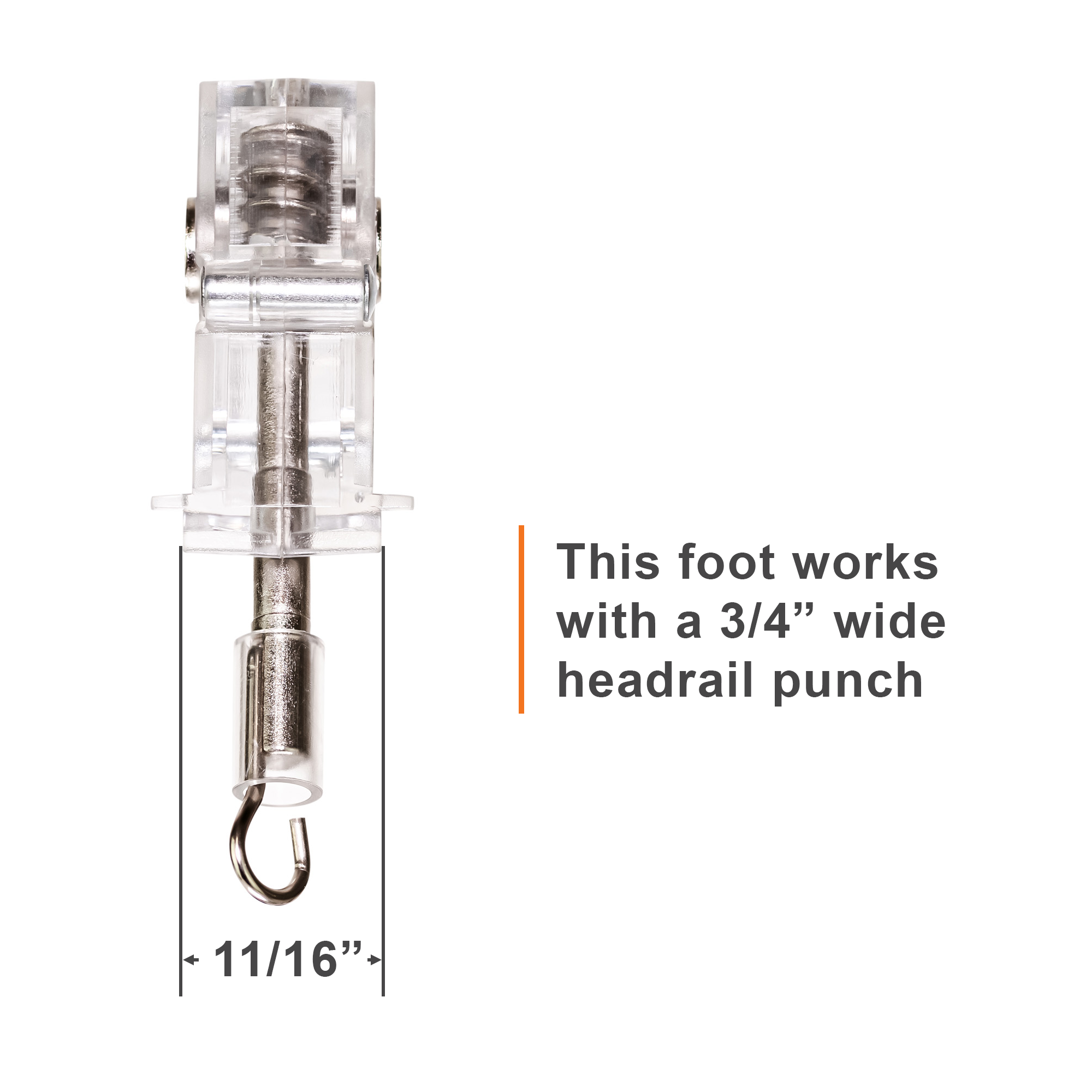 2-Pack Heavy Duty Wand Tilters For Horizontal Blinds - Low Profile Hex Tilt Gear Replacement