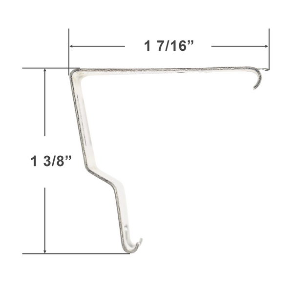 Louverdrape and Verosol Mounting Bracket for Cord Loop Operated Cellular Shades