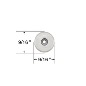 GARAGE SALE - 3 Day Blinds 1" Mini Blinds Bottom Rail Buttons - Assorted Neutral Colors