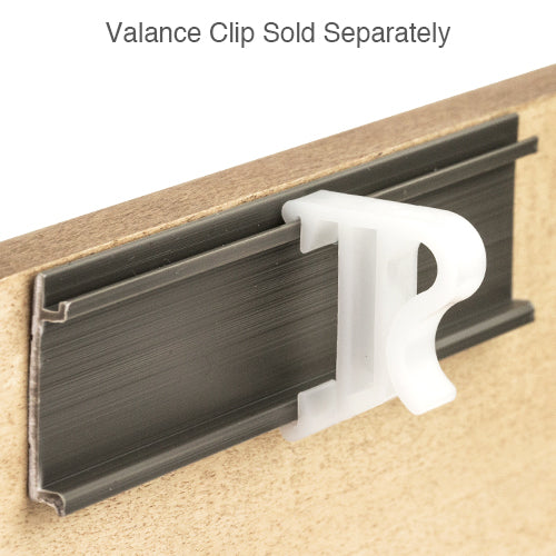 Valance Clip Mounting Strip for the Back of Wood and Faux Wood Valances