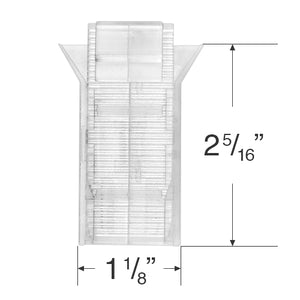 Graber and Bali Valance Clip for 2" Wood and Faux Wood Blinds with a Cord Tilt