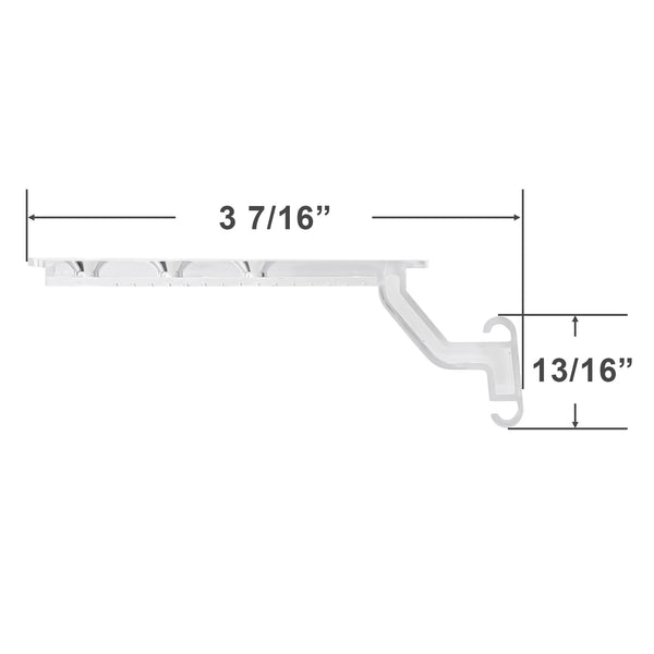 Graber and Bali Valance Clip for Simple Pull & Cordless Roller Shades with the Contour Valance