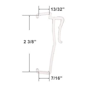Valance Clip for 2 3/8" and 2 1/2" Wood and Faux Wood Valances