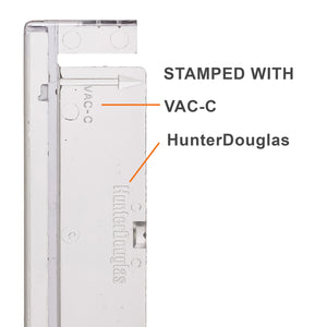 Hunter Douglas Closed Square Valance Corner for Vertical Blinds