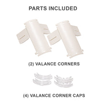 Graber and Bali Rounded Valance Return Set for Vertical Blinds