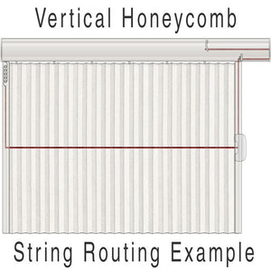 Cellular Shade String Routing Old Style Hunter Douglas Cord Tensioner for Vertiglide Vertical Cellul ...