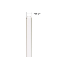 Telescoping Metal Wand for Raising and Lowering Cordless Shades - White