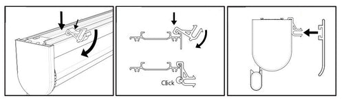 Allen and Roth Valance Clip for Simple Rise Roller Shades