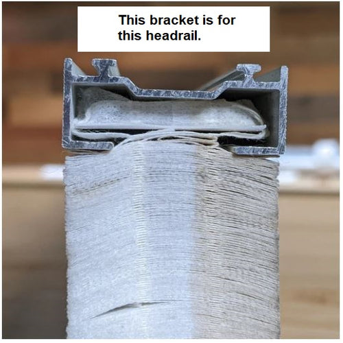 GARAGE SALE - Mounting Brackets for Old Comfortex Symphony Cellular Shades
