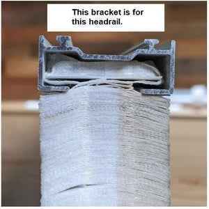 GARAGE SALE - Mounting Brackets for Old Comfortex Symphony Cellular Shades
