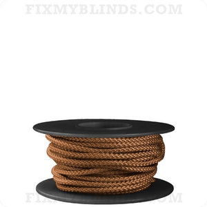 2.4mm String/Cord for Blinds and Shades - Medium Brown