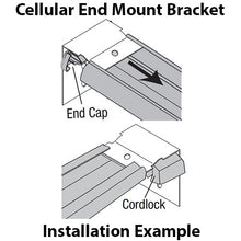 Hunter Douglas Side Mount Bracket for Cellular and Pleated Shades with a 1 7/8