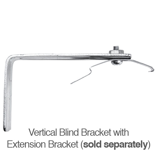 Mounting Bracket for Vertical Blinds with a 1 1/2" Wide Headrail