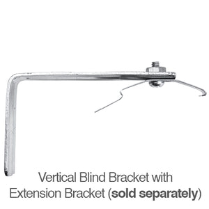 Mounting Bracket for Vertical Blinds with a 1 1/2" Wide Headrail