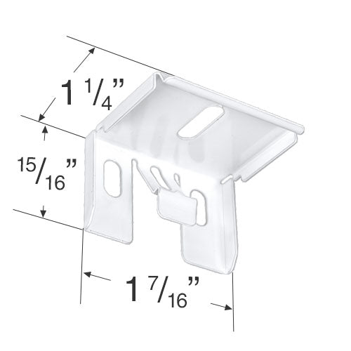 Alta and Hunter Douglas Mounting Bracket for Cellular and Pleated Shades with a 1 1/8