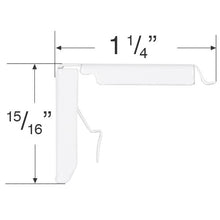 Alta and Hunter Douglas Mounting Bracket for Cellular and Pleated Shades with a 1 1/8