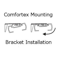 Comfortex Mounting Bracket for Cellular Honeycomb Shades with a 1 7/8