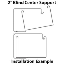 Graber and Bali Center Support Bracket for Horizontal Blinds with 1 3/4
