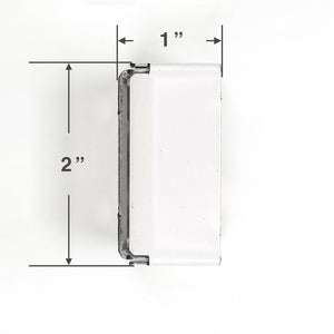 Graber and Bali Box Mounting Brackets for Horizontal Blinds with 1 3/4" x 2 3/8" Headrail