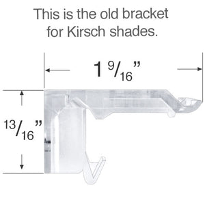 Kirsch & Verosol Mounting Bracket for Cellular and Pleated Shades - Revised and Updated Style