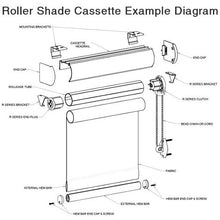 Rollease R-Series R8 Cassette Mounting Brackets for Roller Shades - CRUBKT
