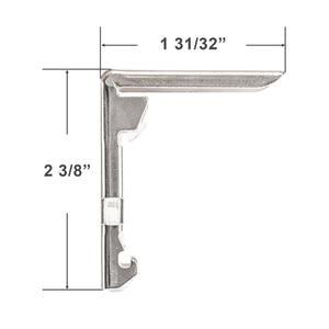 Graber and Bali Mounting Bracket for Cordless or Smart Pull Roller Shades With a Cassette