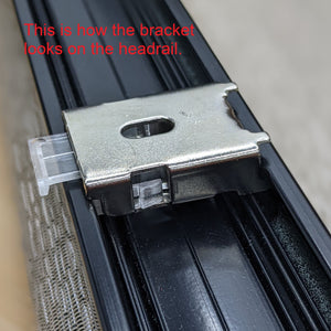 3 Day Blinds Spring Loaded Mounting Bracket For Mini Blinds With A 1 By 1 Headrail 1 3 Day Blinds Spring Loaded Mounting Bracket For Mini Blinds With A 1 By 1 Headrail 1
