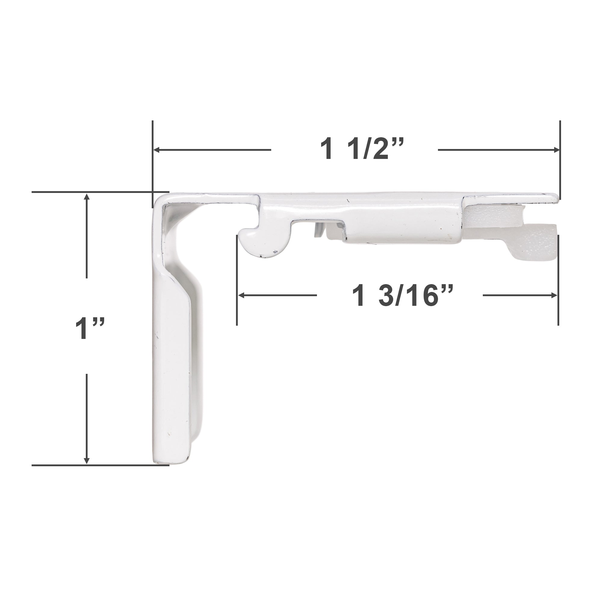 2 X Roman Blind Spring Brackets CLIP OVER Type Fits 21mm