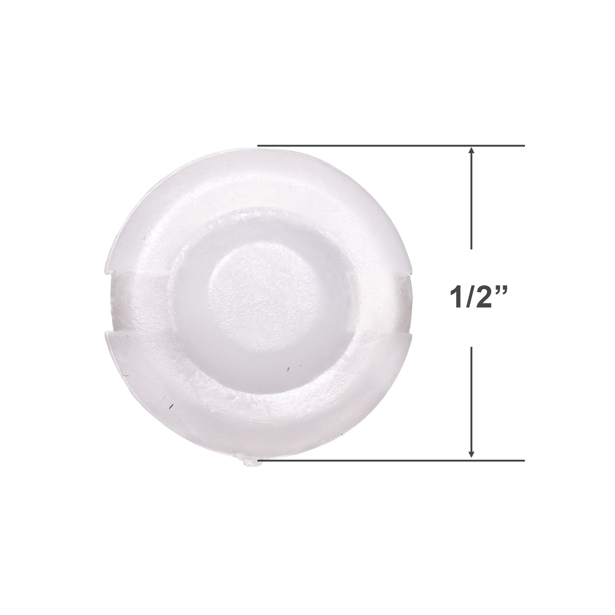 Horizontal Blinds Bottom Rail Cord Button Plugs – 12-Pack, Choose 9/32”, 1/2”, Or 3/4” Diameter, White Or Clear, Fix Ladder Cord Holes - View #3