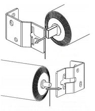 Mounting Bracket Set for Inside and Outside Mount Spring-Loaded and Clutch Driven Roller Shades