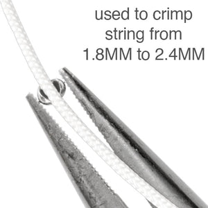 3/16" Metal Ball Crimp for Securing String Inside of Tassels and Condensers - Pack of 5