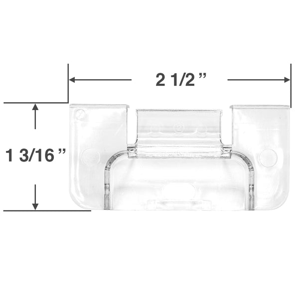 Comfortex Bottom Rail Handle for Cordless Cellular Honeycomb Shades with 1 3/4