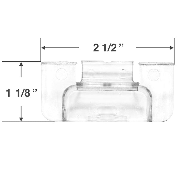 Comfortex Bottom Rail Handle for Cordless Cellular Honeycomb Shades with 1  3/8