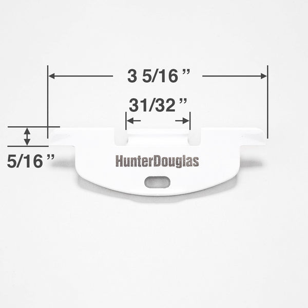 Hunter Douglas Bottom Rail Handle for Cordless Litrise Cellular Shades with a 1 1/8