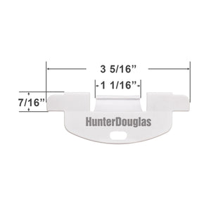 Hunter Douglas Bottom Rail Handle for Cordless LiteRise 1 1/4" Cellular Honeycomb Shades