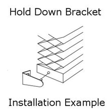 Metal Hold Down Bracket With an Integrated Pin for 1