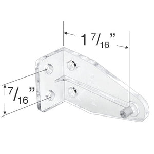 Plastic Hold Down Bracket for 2" Wood and Faux Wood Blinds