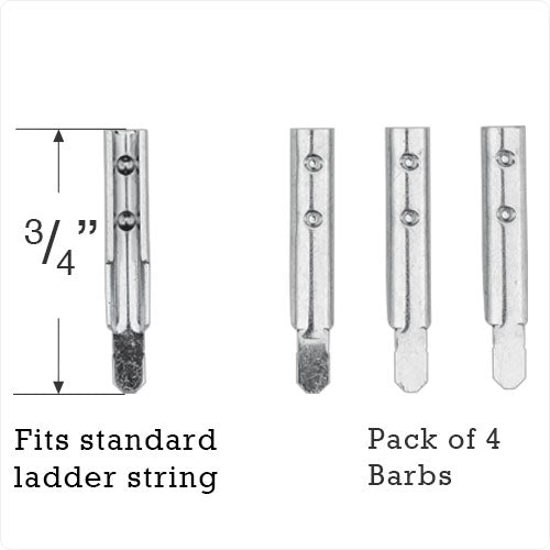 Barbs for String Ladders for Horizontal Blinds - 4 Pack