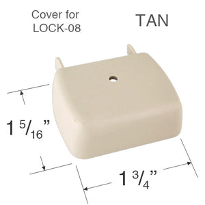 Comfortex Cord Lock Cover for Cellular Honeycomb Shades - 1 3/8" Wide Headrails