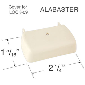 Comfortex Cord Lock Cover for Cellular Honeycomb Shades - 1 7/8" Wide Headrails