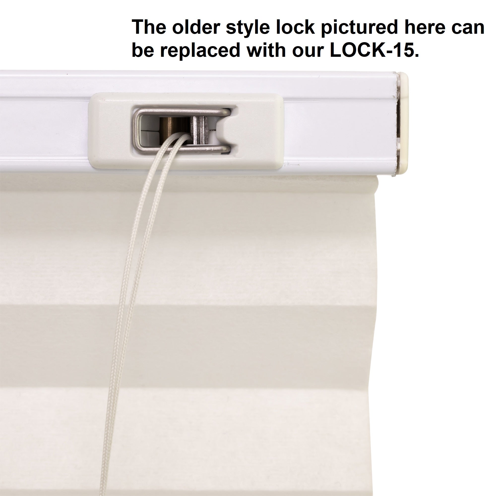 Lockable Blinds Cord Lock Mechanism for Cellular, Honeycomb and Pleated Shades – Fix My ...
