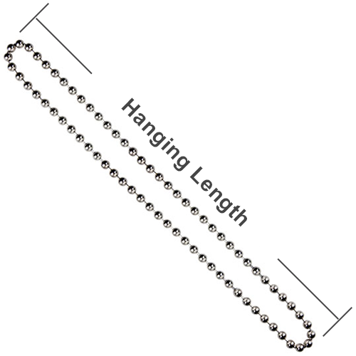 Size 10 Continuous Metal Bead Chain Loop for Roller Shades Nickel