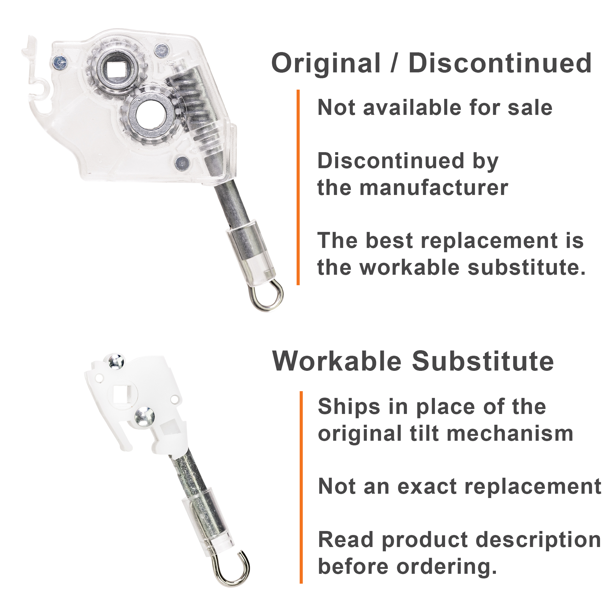 Levolor Tilt Mechanism for Off-the-Shelf Cordless 2