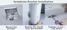 Comfortex Symphony Mounting Bracket for Cellular and Pleasted Shades - Revised and Updated Style