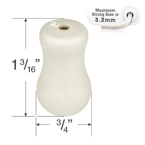 Vase Shaped Plastic Tassel
