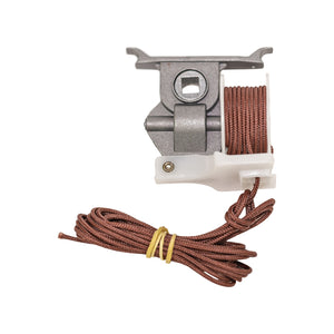 High Profile Cord Tilt Mechanism with a 1/4" Square Hole for Horizontal Blinds - Small Foot